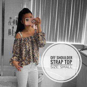 Snake Skin Top (size: s)